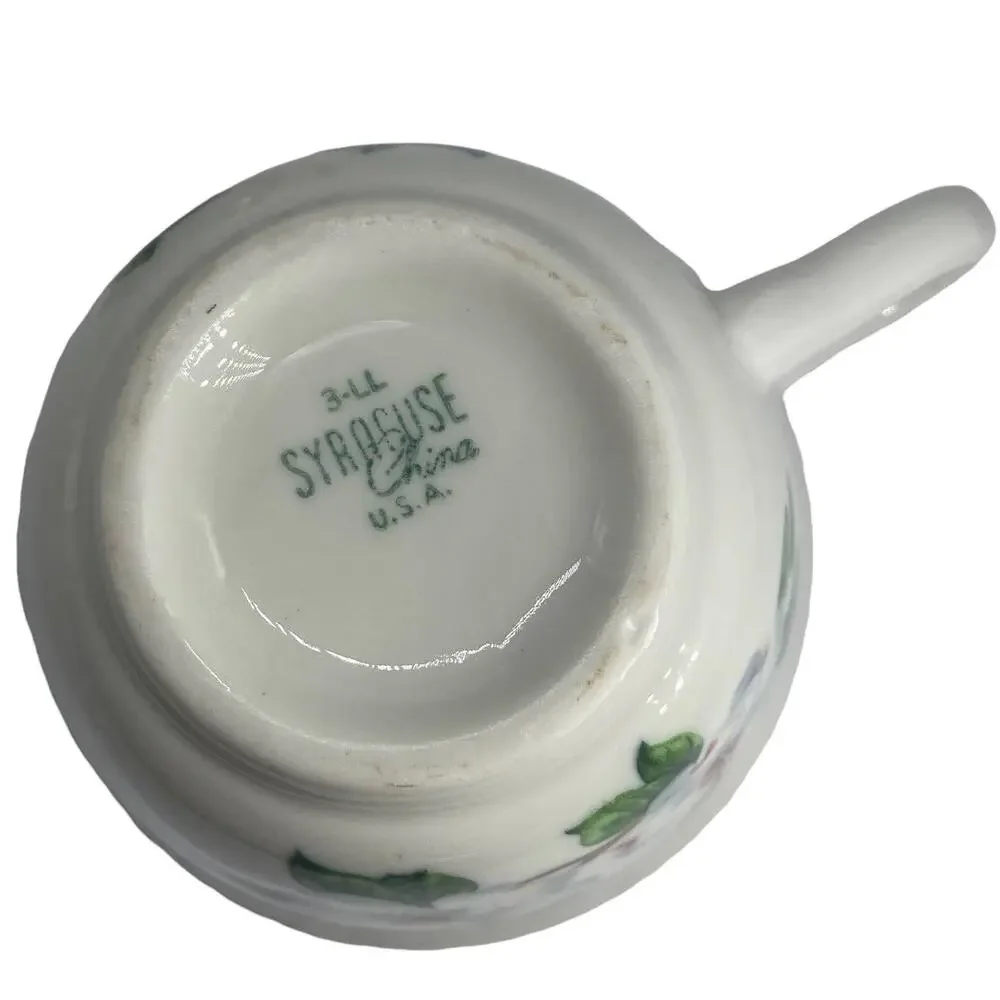 Vintage SYRACUSE China Dogwood Pattern Coffee Cup